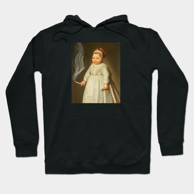 Holy Smoke! Smoking Baby Hoodie by BullShirtCo